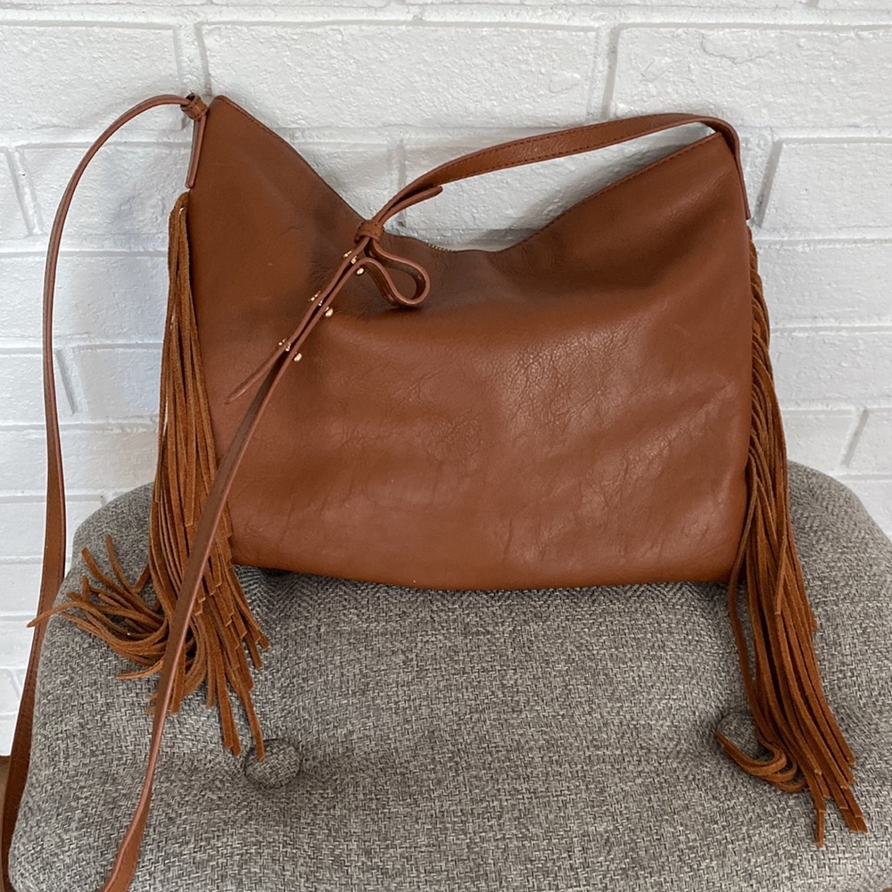 Mark and Graham Fringe Crossbody Bag- hardly used.